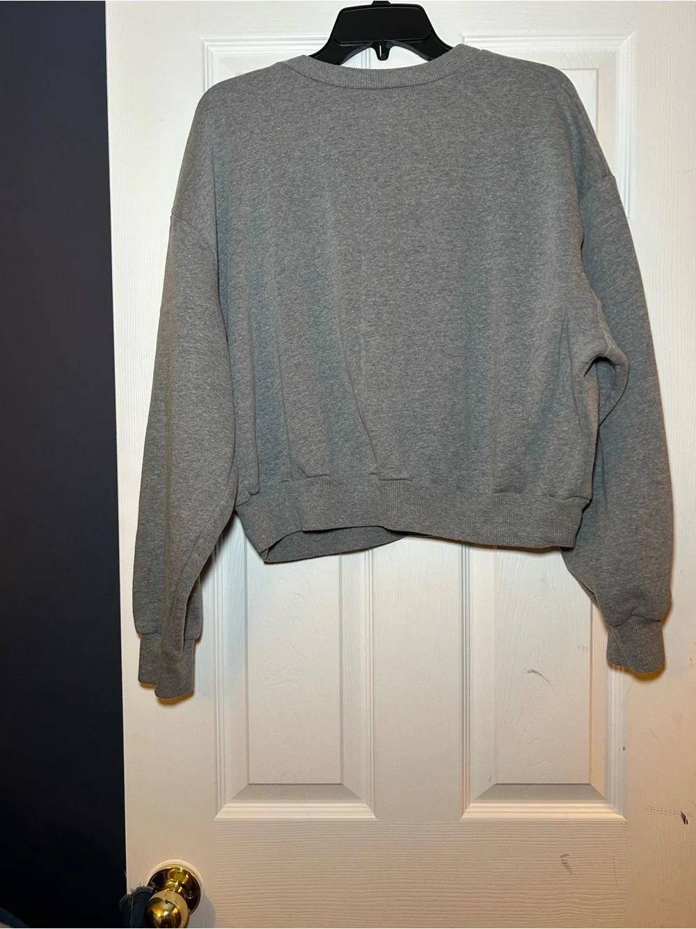 Wild Fable Cropped Grey Crewneck Sweatshirt - Picture 2 of 3